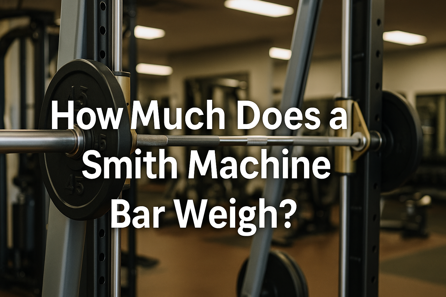 How Much Does a Smith Machine Bar Weigh?
