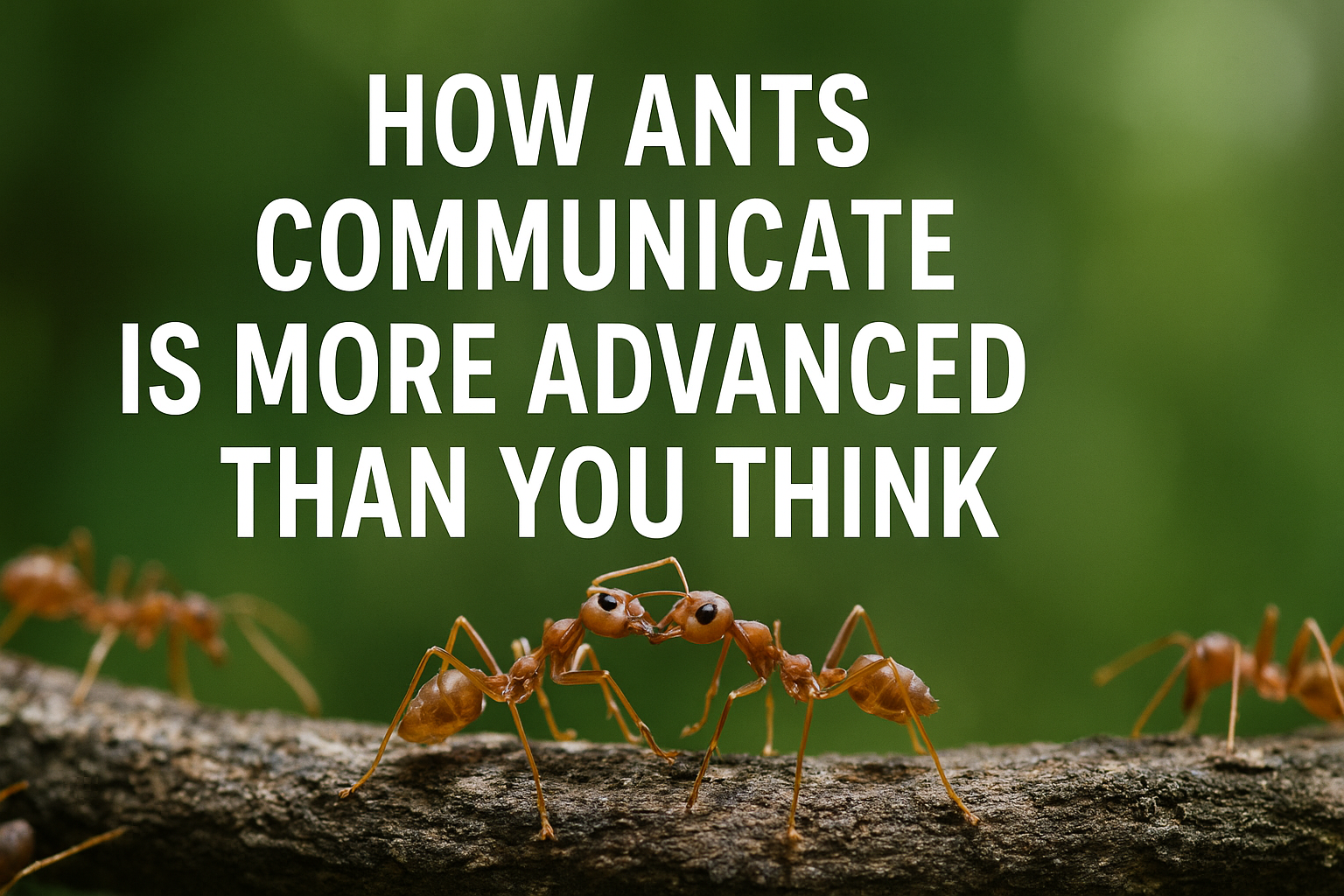 How Ants Communicate Is More Advanced Than You Think