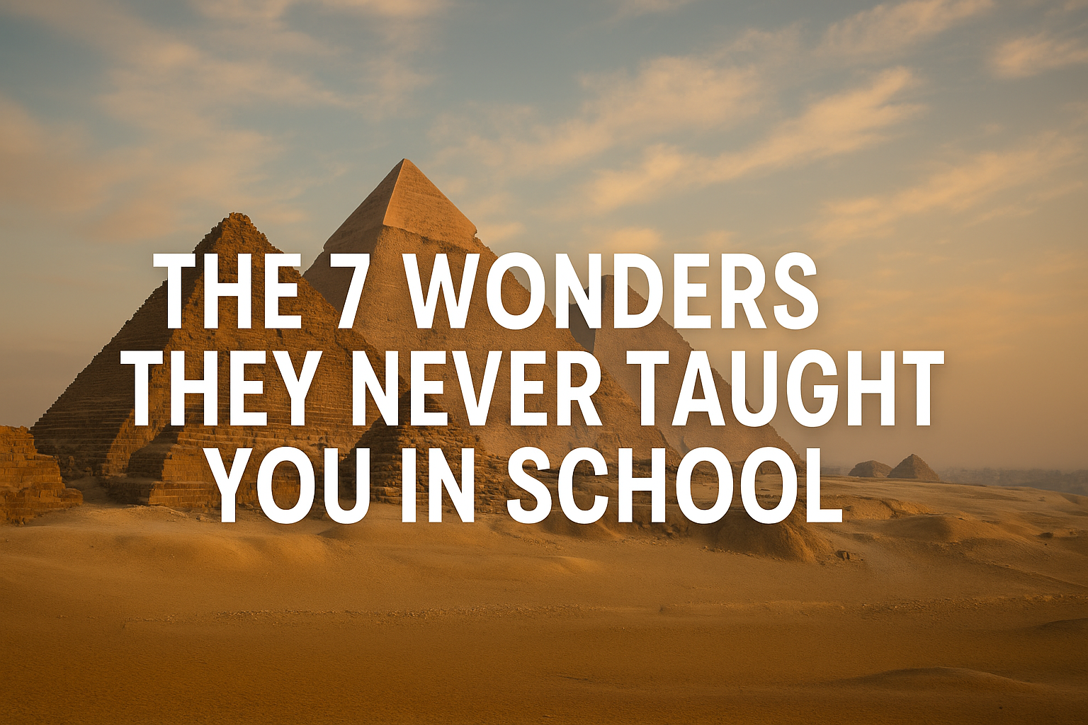 The 7 Wonders They Never Taught You in School