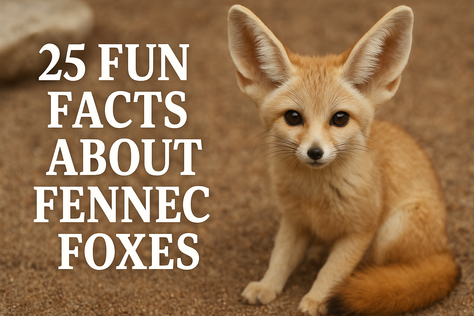 25 Fun Facts About Fennec Foxes
