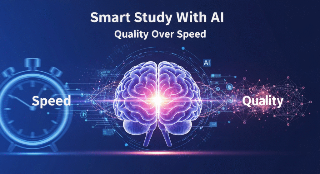 Smart Study With AI: My ‘Quality Over Speed’ Strategy for Real Learning
